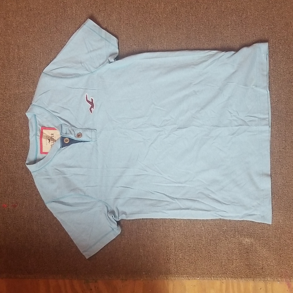 Hollister light blue shirt